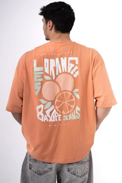 Remera Boxy Orange