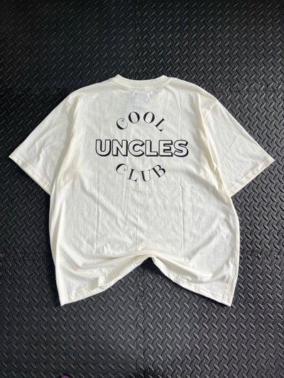 Remera Oversize Cool Uncles Club Blanca