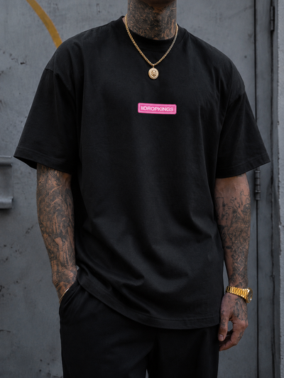 Remera Oversize Racing Negra