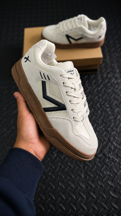Zapatillas Jaguar Urban Blanca con Suela Caramelo