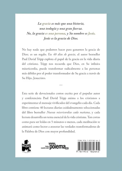 40 días de Gracia - Paul David Tripp