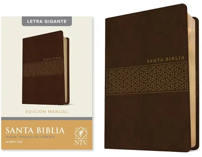 Biblia Nueva Traducción Viviente Letra Gigante Marron