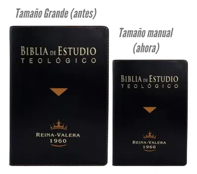 Biblia estudio teológico RVR 1960 - Tamaño Personal