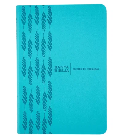 Biblia Reina Valera 1960 de Promesas · Letra gigante · Imitación piel turquesa