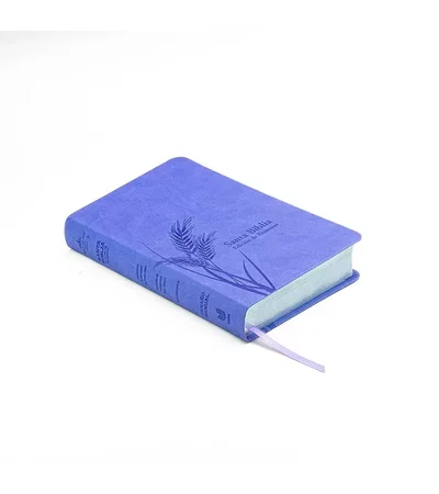 Biblia De Promesas RV1960 Tamaño Manual – Imitación Piel Especial Lavanda Claro