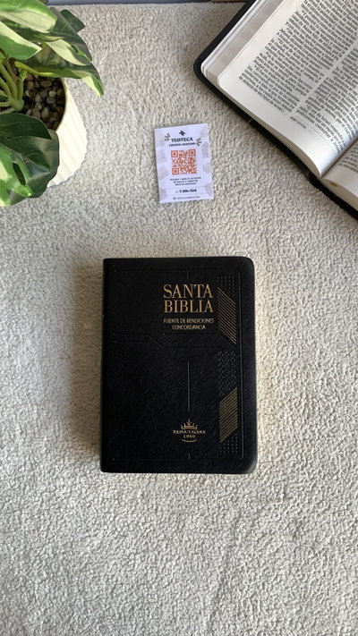 Biblia bolsillo indice negra vinil