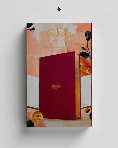 Reina Valera 1960 Biblia Devocional para Mujeres Centrada en Cristo, granada tapa