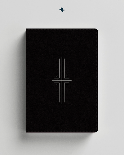 Biblia Nueva Traducción Viviente habilitada con Filament Simil piel Negra