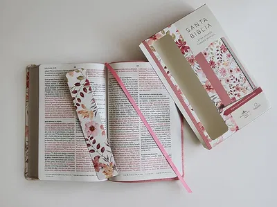 Biblia Reina Valera 1960 · Ultrafina - Letra grende · Señalador de regalo