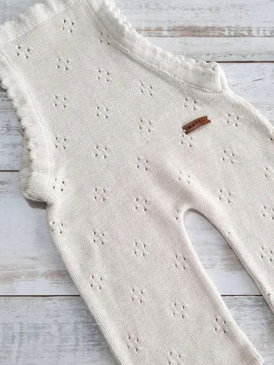 Jardinero Tejido calado