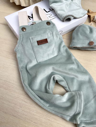 Jardinero Plush Verde malva