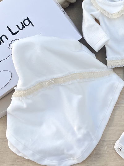 Manta Plush Natural c/tull