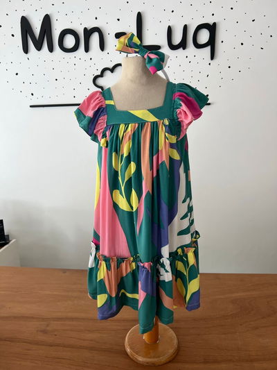 Vestido Verde Fibrana