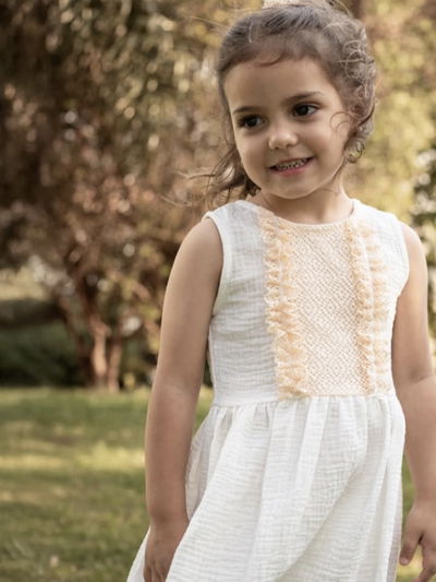 Solera cotton Encaje jabot