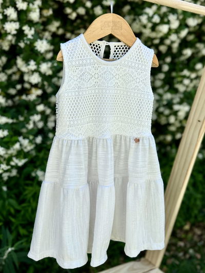 Vestido Aldeano Blanco 