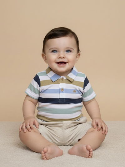 Body Chomba Rayada Azul