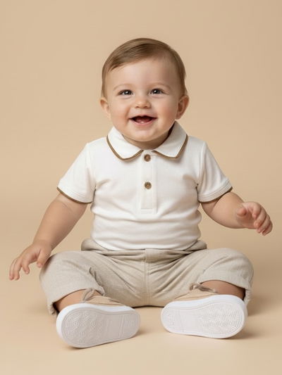 Body Chomba Natural con bies Beige 