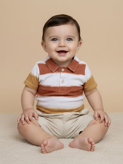 Body Chomba Rayada Tostada