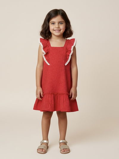 Vestido Rojo Jackard