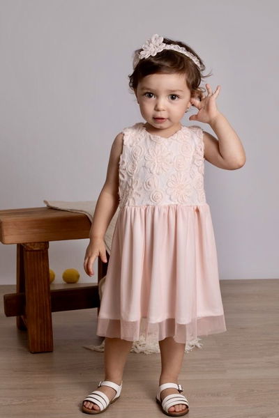 Vestido Tull Flores
