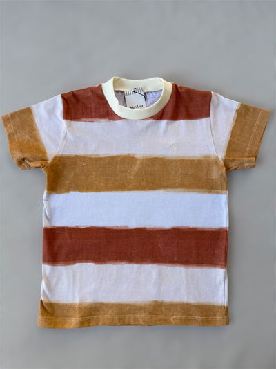 Remera Rayada Tostada