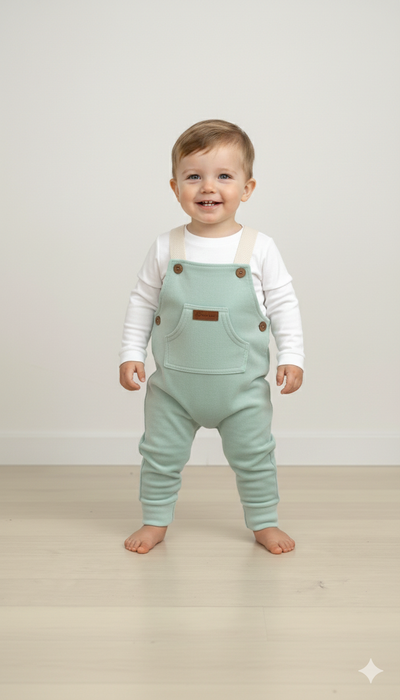 Jardinero Plush Verde malva