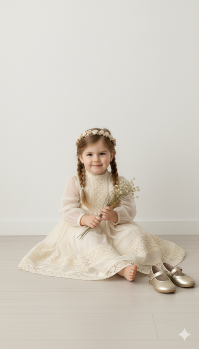 Vestido Mantillon c/capota