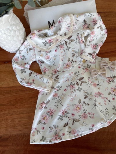 Vestido Plush Flores