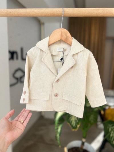 Blazer Lino Beige