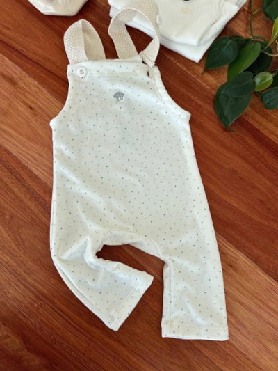 Jardinero Plush Lunares