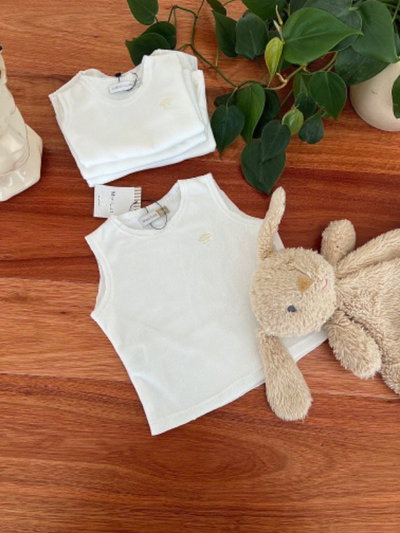 Chaleco Plush Natural 