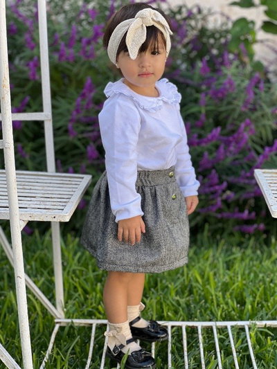 Falda Paño Gris