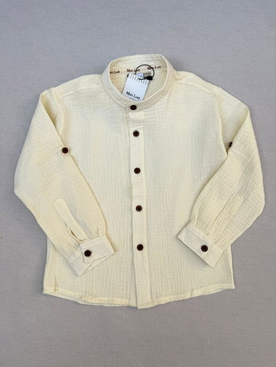 Camisa Mao Cotton Vainilla
