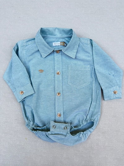 Body Camisa Ingles Rayas Verde