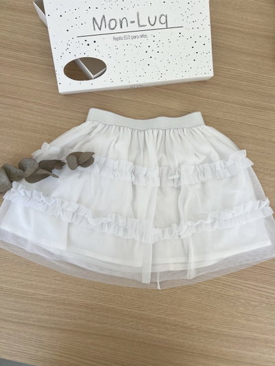 Falda Tull Blanca 