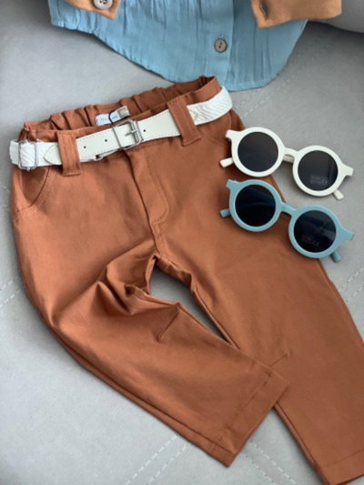 Pantalon Bengalina Terracota