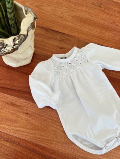 Body Blanco Broderie