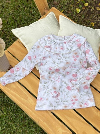 Remera Flores Picot