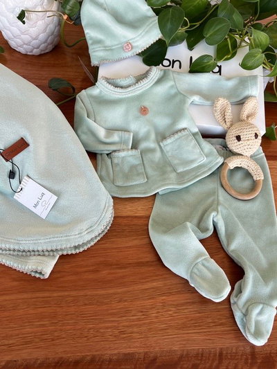 Ajuar Plush Picot Malva 