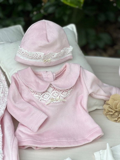 Ajuar Plush Guipiur Rosa