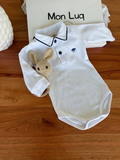 Body Chomba Blanco Bies Azul