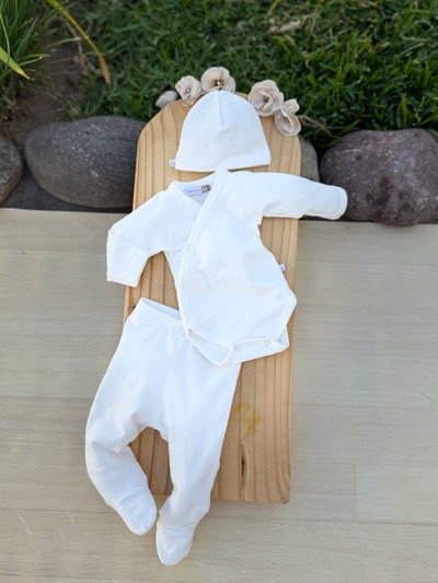 Ajuar Body Bata Blanco