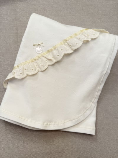 Manta Natural c/broderie