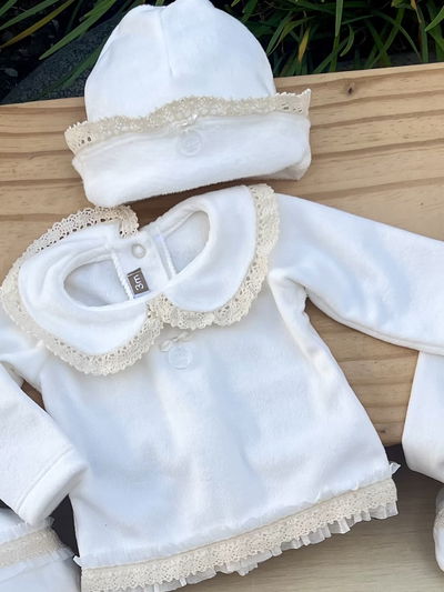 Ajuar Plush Natural c/tull