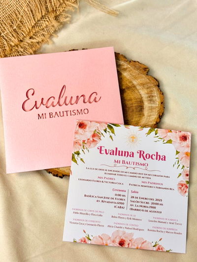 Invitaciones 15x15 Calados