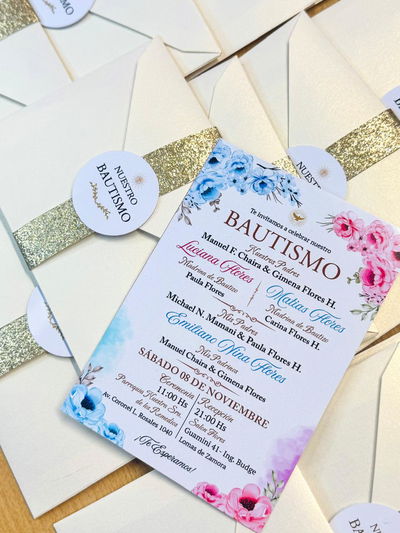 Invitación para Bautismo