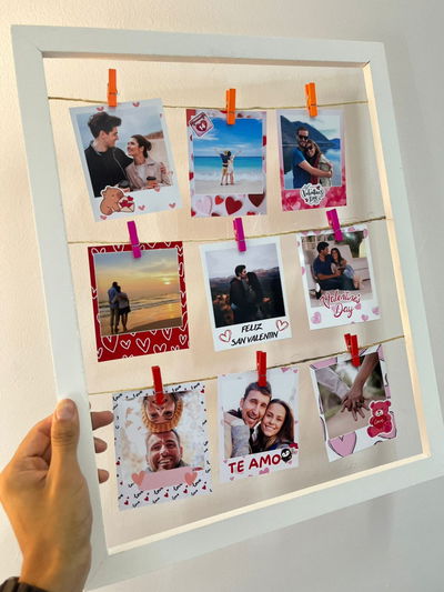 Cuadro 40x50 + 9 polaroid