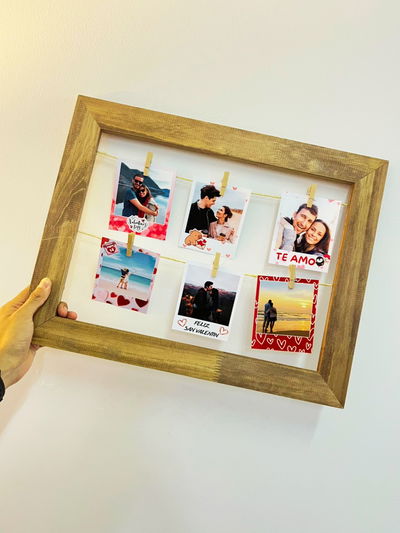 Cuadro 30x40 + 6 polaroid