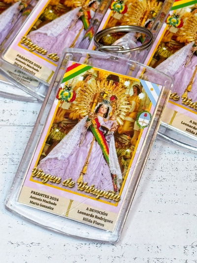 Llavero de acrilico de 6x4