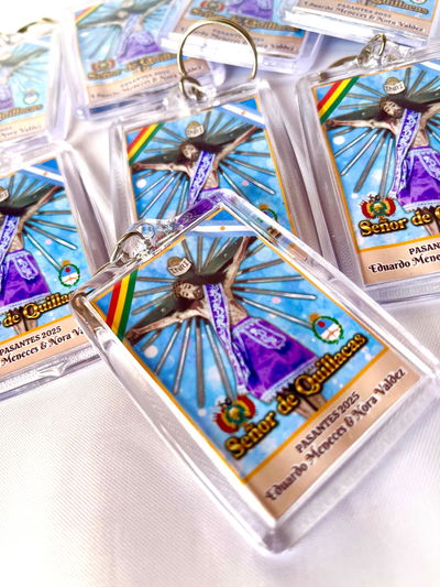 Llavero de acrilico de 6x4